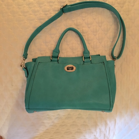 Teal Tote Bag by Charming Charlie - Picture 1 of 4
